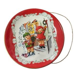 Campbell Soup Miniture Plates Wall Tre Hanging Ornaments 2005 Campbell Christmas